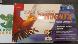 Guillemot Maxi Gamer Phoenix 3dfx Voodoo Banshee 16Mb PCI en boîte Rare !!! - Afbeelding 1 van 20