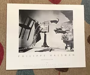 PHILIPPE HALSMAN / SALVIDORE DALI ATOMICUS - POSTER - 1987 - 20" X 24" - Foto 1 di 2
