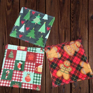 Jar Gripper, Handmade Jar Opener, Set of 3 Christmas Fabric Lid Opener - Picture 1 of 5