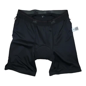ZOIC Cycling Shorts Mens Large Black Pockets Padded Fitted - Picture 1 of 7