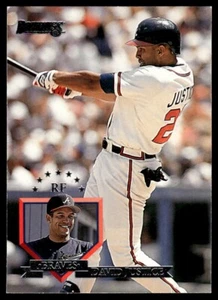 1995 Donruss DAVID Justice #1 - Picture 1 of 2