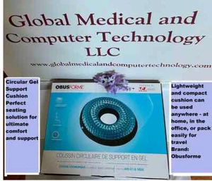 Circular Gel Support Cushion Extended Relaxation without Discomfort ObusForme - Picture 1 of 7