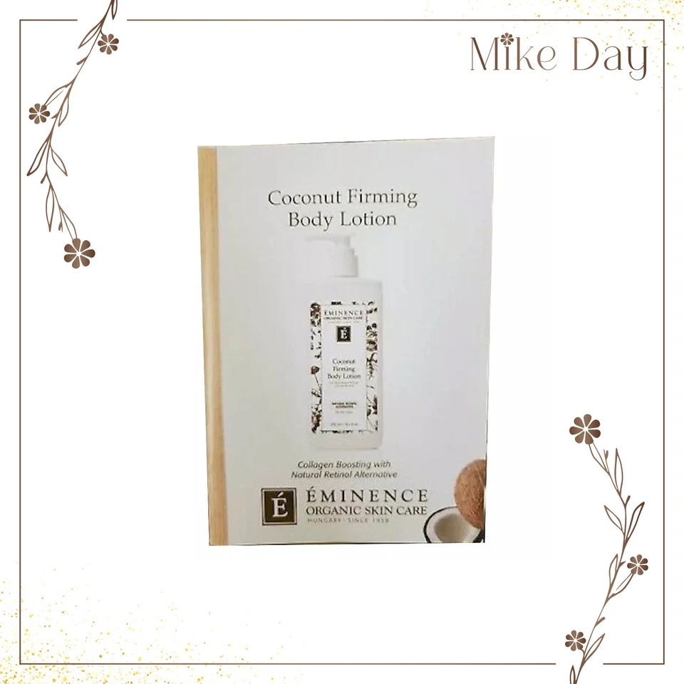 Eminence Loção Corporal Firmadora de Coco CARTÃO AMOSTRA conjunto de 6 - Imagem 1 de 1