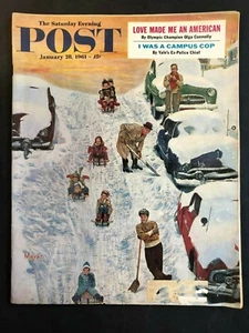 The Saturday Evening Post January 28 1961 Digging Out From The Storm - Picture 1 of 2