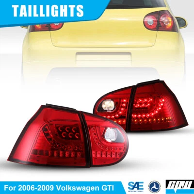 Chrome Clear for 2006-2009 Volkswagen GTI/Rabbit/Golf 5 Turn Signal Rear Lamp - Image 1 of 4