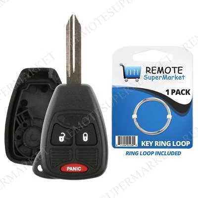Replacement for 04-07 Chrysler Town Country Caravan Remote Key Fob Shell Case Foto 1 de 4