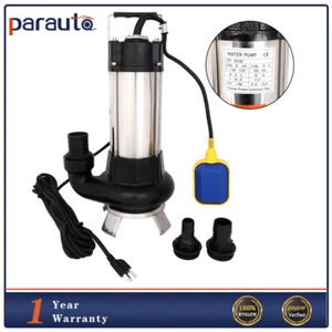 1100W 1,5PS Sumpfpumpe Industrie Abwasserschneider Schleifer Gusseisen Tauch - Bild 1 von 8