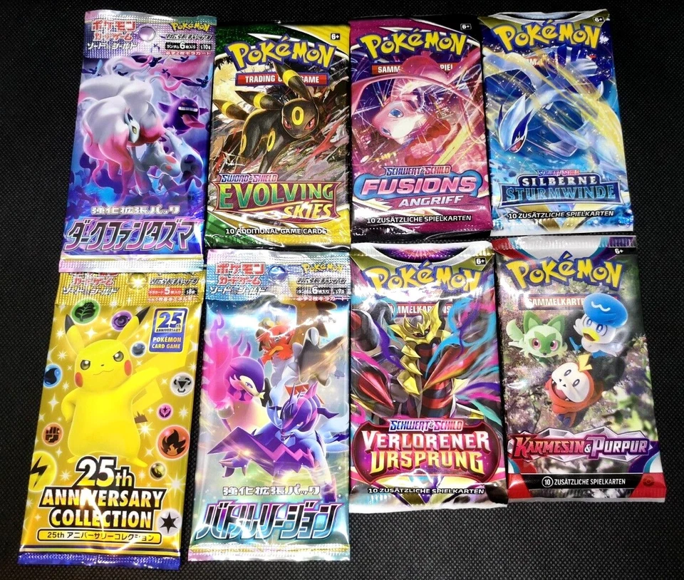 Pokémon Booster Auswahl Fusionsangriff Drachenwandel 25th DE / EN / JP / KR