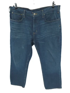 Mustang Jeans Mens Size 38 x 30 Blue Denim Straight Leg Dark Wash Cotton - Picture 1 of 10