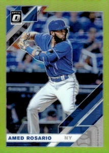 2019 Donruss Optic #155 Amed Rosario Lime Green - Picture 1 of 2