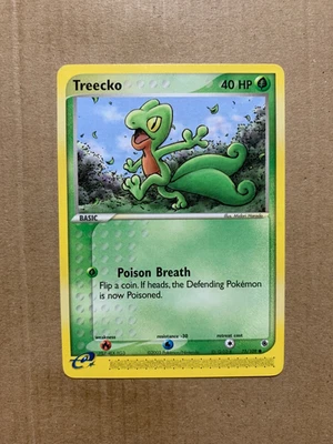 Treecko 75/109 EX Ruby & Sapphire - Common Pokemon Card - LP - Image 1 of 2