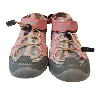 Dream Pairs Sandalias de Suela Suave Tenis de Playa Niñas Talla 5B Rosa/Gris Foto 1 de 4