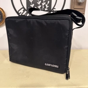 Estuche de viaje de almacenamiento acolchado vintage Case Logic 30 CD con inserto rígido - Imagen 1 de 9