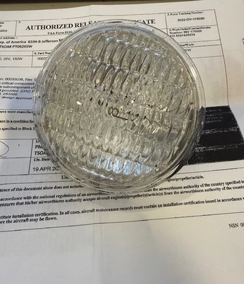 Lamp Air Craft Parts  PN:00033038 - Image 1 of 4