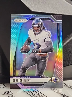 💎🔥2024 Panini Prizm - Derrick Henry PLATA VERDADERA Prizm #20 - Baltimore Ravens Foto 1 de 2