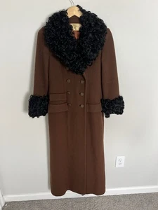 "Abrigo largo 32"" pecho talla S/M True Vintage años 50 Lord & Taylor para mujer" - Imagen 1 de 12