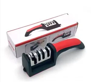 PROFI Messerschärfer 4 Stufen Messerschleifer für scharfe Klingen Hand Schärfer - Bild 1 von 8