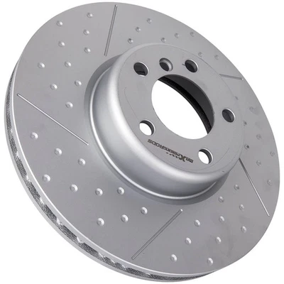 Silver 5 Holes Front Brake Rotors Dics for BMW 435i xDrive 435i 440i 320i - Image 1 of 4