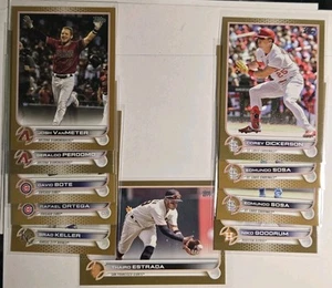 2022 Topps Gold Parallel #/2022 10 Karten Lot Alle Karten siehe Bilder dabei  - Bild 1 von 15