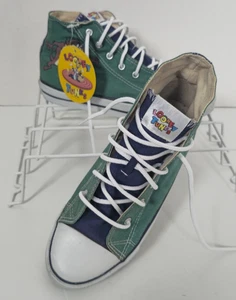 Looney Tunes Taz Tasmanian Devil Canvas Sneaker Schuhe Herren Größe 7 mit Etikett 1994 - Bild 1 von 23