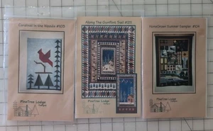 3 Pine Tree Lodge Quilt Patterns 103, 104,  211 - Picture 1 of 7