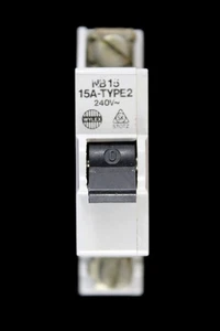 WYLEX 15 AMP TYPE 2 M6 MCB CIRCUIT BREAKER NB15 STOTZ - Picture 1 of 6
