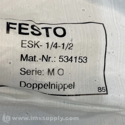 Pezón de doble tubo Festo ESK-1/4-1/2 FNFP Foto 1 de 4