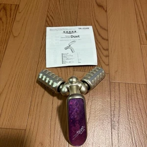 YA-MAN Platinum Germanium Roller Duet Purple Facial Beauty Gerät aus Japan 82 - Bild 1 von 5