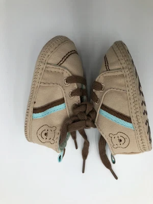 Winnie The Pooh Tan Baby Boys Shoes Size 1 - Image 1 of 4