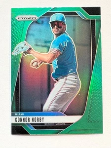 2025 Panini Prizm - Connor Norby #69 - Green Prizm - Miami Marlins - Picture 1 of 2