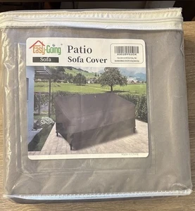 Easy-Going Outdoor Couch Cover, Heavy Duty 88Wx32.5Dx33H, Gray/Dark Gray  - Picture 1 of 9