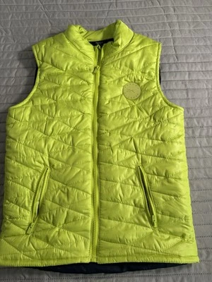Chaleco acolchado Reebok niños jóvenes unisex niñas verde lima talla 10-11Y (10) Foto 1 de 4
