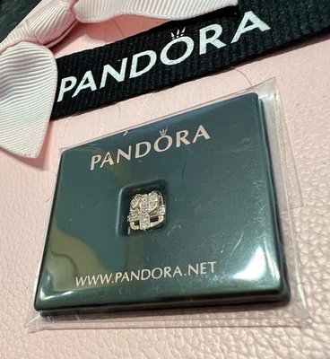 BRAND NEW Pandora Rose Gold Locket Petite CZ Present Charm ALE R In Packet - Image 1 of 4