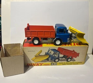 Dinky Toys 439 Ford D800 Snow Plough, Boxed, Original, Vintage, Rare VNM - Picture 1 of 15