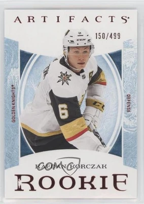 2022-23 Upper Deck Artifacts Rookies Ruby /499 Kaedan Korczak #197 Rookie RC - Image 1 of 2