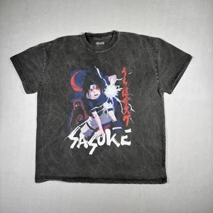 Camisa Naruto Goat Crew Uchiha Brothers Hombre Grande Gris Itachi Sauske Sharingan - Imagen 1 de 8