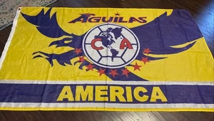 Club America, Aguilas del America Soccer Team Flag Bandera - 3’ x 5’ - Picture 1 of 3