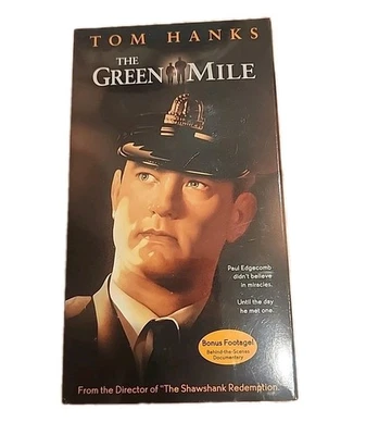The Green Mile VHS, (2000) - Factory Sealed w/ Bonus Footage  Foto 1 de 4