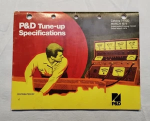 P&D Tune-up Specifications Catalog 7-512D Mar 1975 Plymouth Chrysler Chevy Ford - Picture 1 of 7