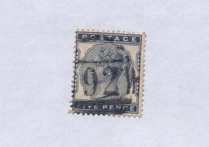 Great Britain (1881) 5P QUEEN VICTORIA #85; NICE CANCEL; NO FAULTS; CV $125 - Picture 1 of 2