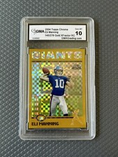 2004 Topps Chrome Gold XFractor Eli Manning /278 GMA 10 GEM MINT Rookie RC #205
