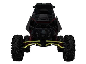 SuperATV High Clearance Boxed Rear Radius Arms for RZR RS1 - Lime Squeeze - Picture 1 of 7