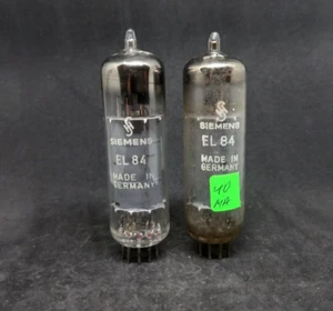 2 x EL84 SIEMENS TUBE n481 - Picture 1 of 2