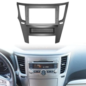 Gray Stereo Radio Fascia Panel Trim 2 Din Frame Kit For Subaru Legacy Outback - Bild 1 von 3