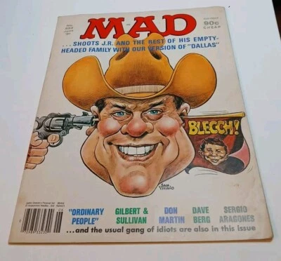 1981 June, MAD Magazine, No. 223, Shoots J.R. & Our Version Of Dallas  - Image 1 of 4