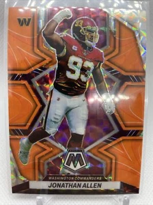Jonathan Allen 2022 Panini Mosaic Reactive Orange Prizm Refractor - Picture 1 of 2