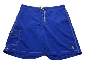 NWOT Men's Polo Ralph Lauren Swimwear Board Shorts 9" Size XXL Royal Blue - Picture 1 of 9