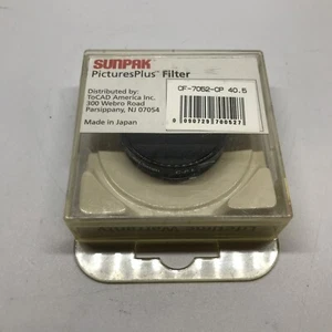 SUNPAK Pictures Plus 40.5mm (CPOL) Circular Polarizer Filter Made In Japan - Picture 1 of 4