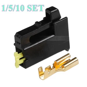 1 Pin/Way Automotive Horn Connector Plug Kit for Toyota Camry Highlander Corolla - Picture 1 of 3