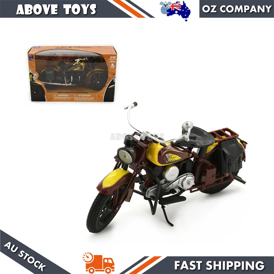 New Ray 1:12 Scale Indian Sport Scout 1934 Model Diecast Motorcycle Vehicles - Image 1 of 4